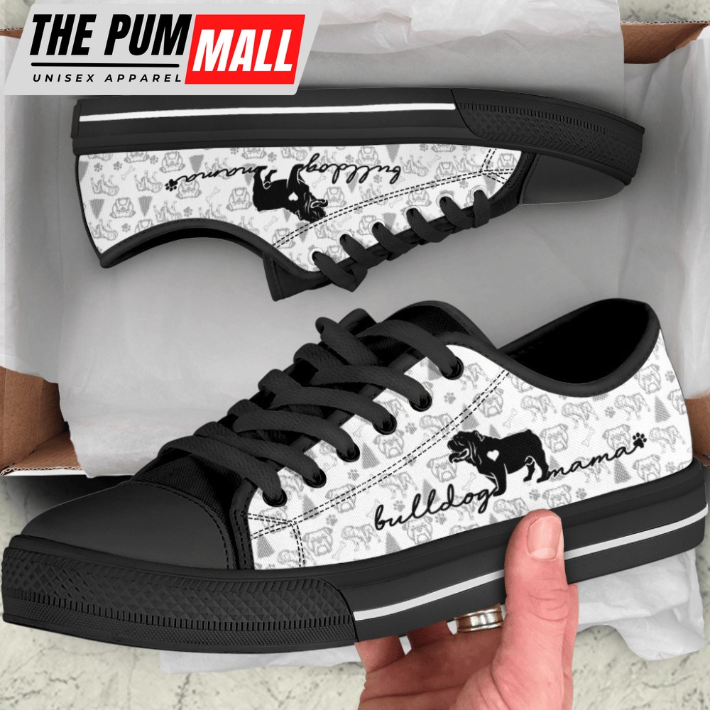 Stylish English Bulldog Low Top Shoes – Shop Sneaker PN206411