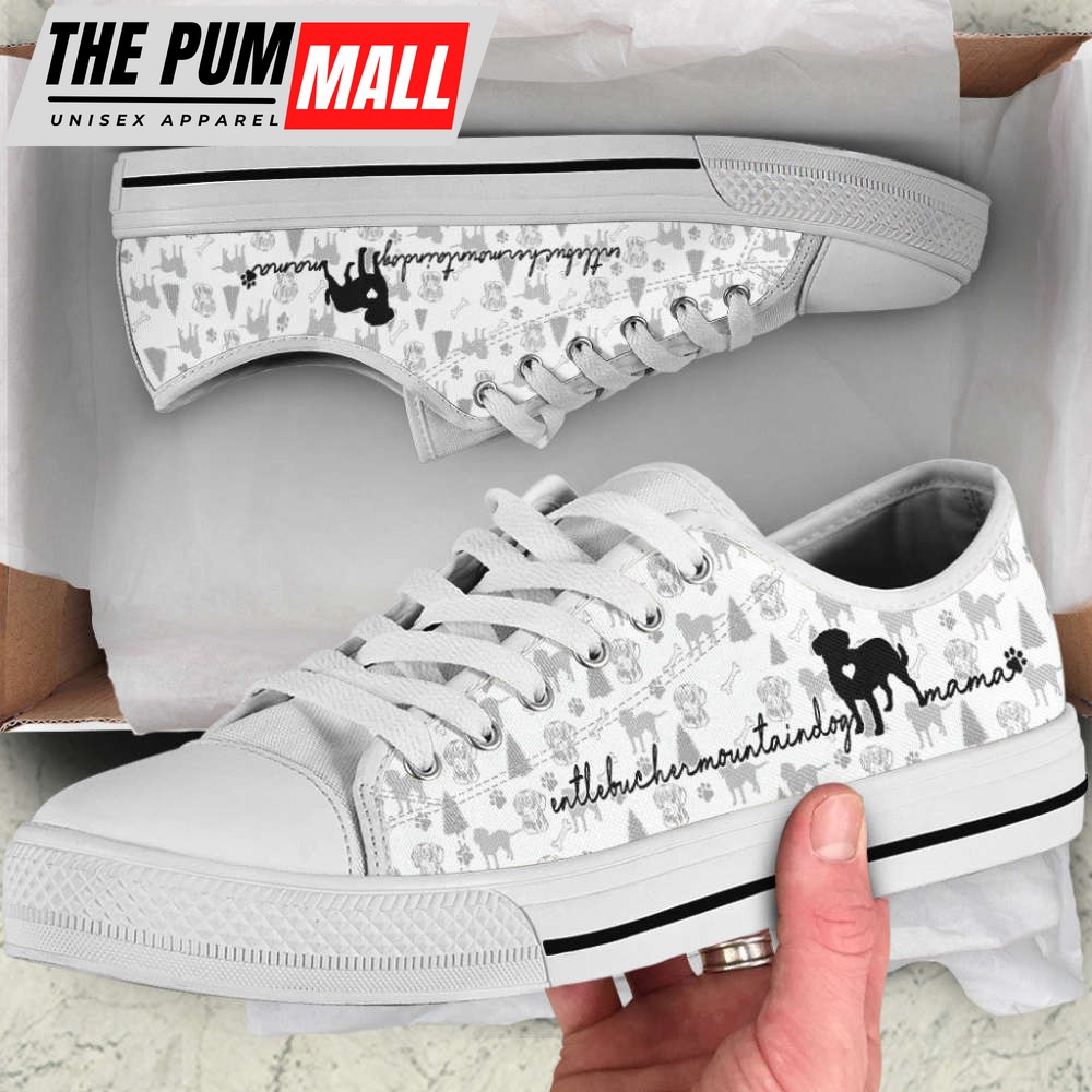 Stylish Entlebucher Mountain Dog Low Top Shoes: Embrace Alpine Style