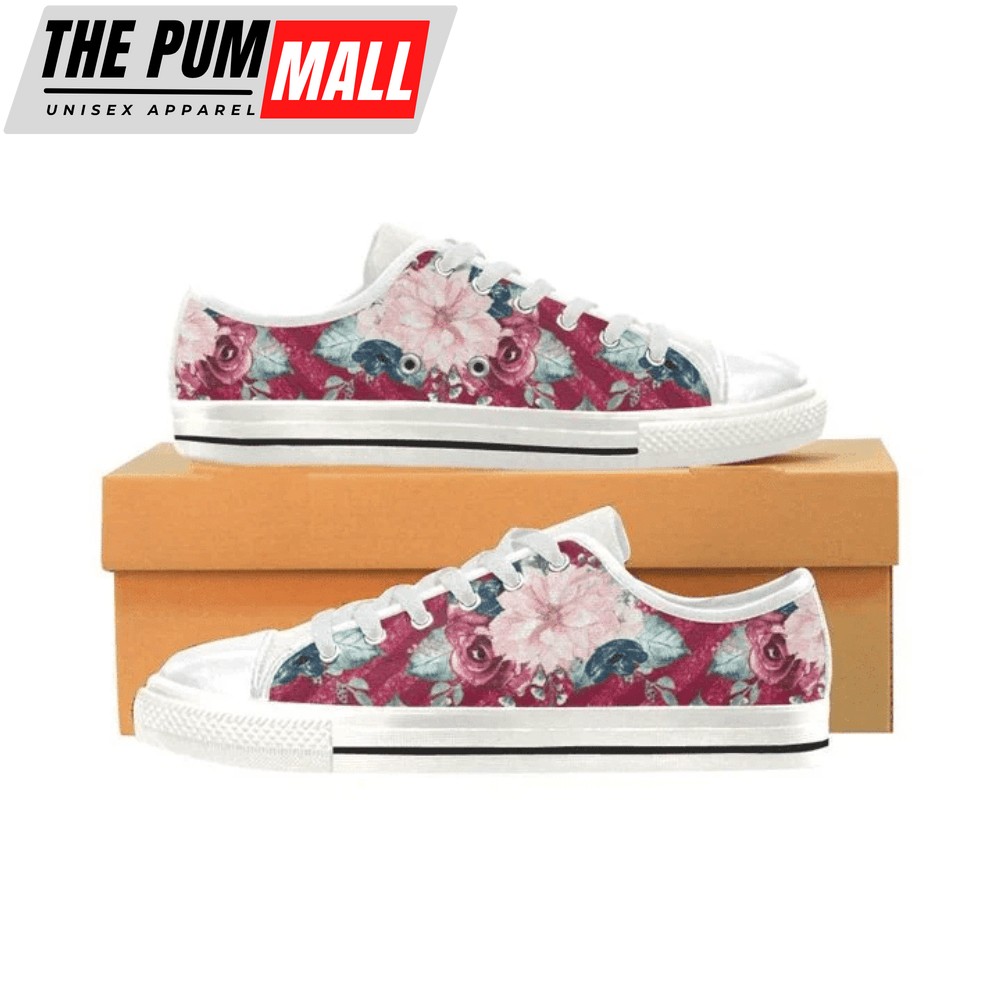Stylish Floral Dog Low Top Shoes – Unique Pet-inspired Footwear