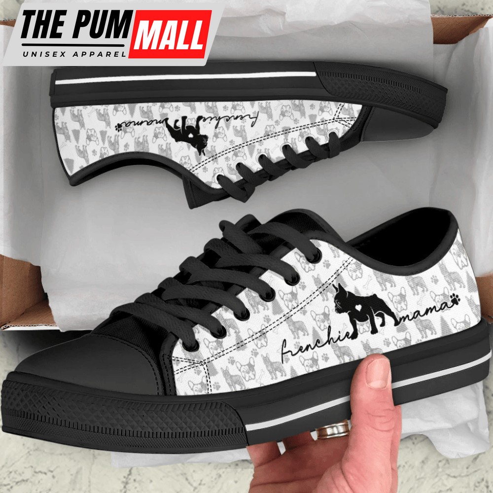 Stylish French Bulldog Low Top Shoes – Trendy Sneaker for Dog Lovers