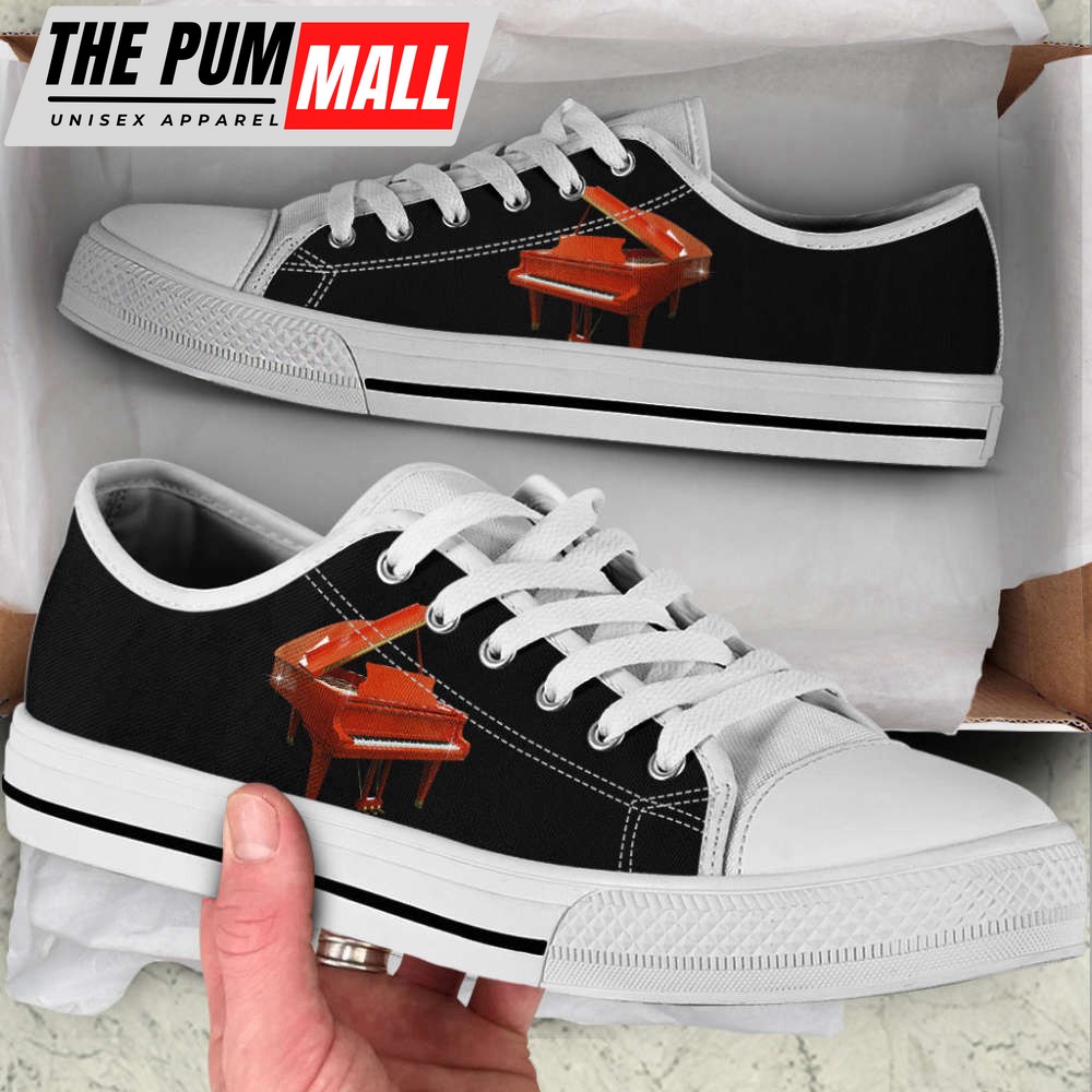 stylish-piano-brown-low-top-shoes-canvas-print-comfortable-footwear-xtrvhrz6 Stylish Piano Brown Low Top Shoes Canvas Print – Comfortable Footwear