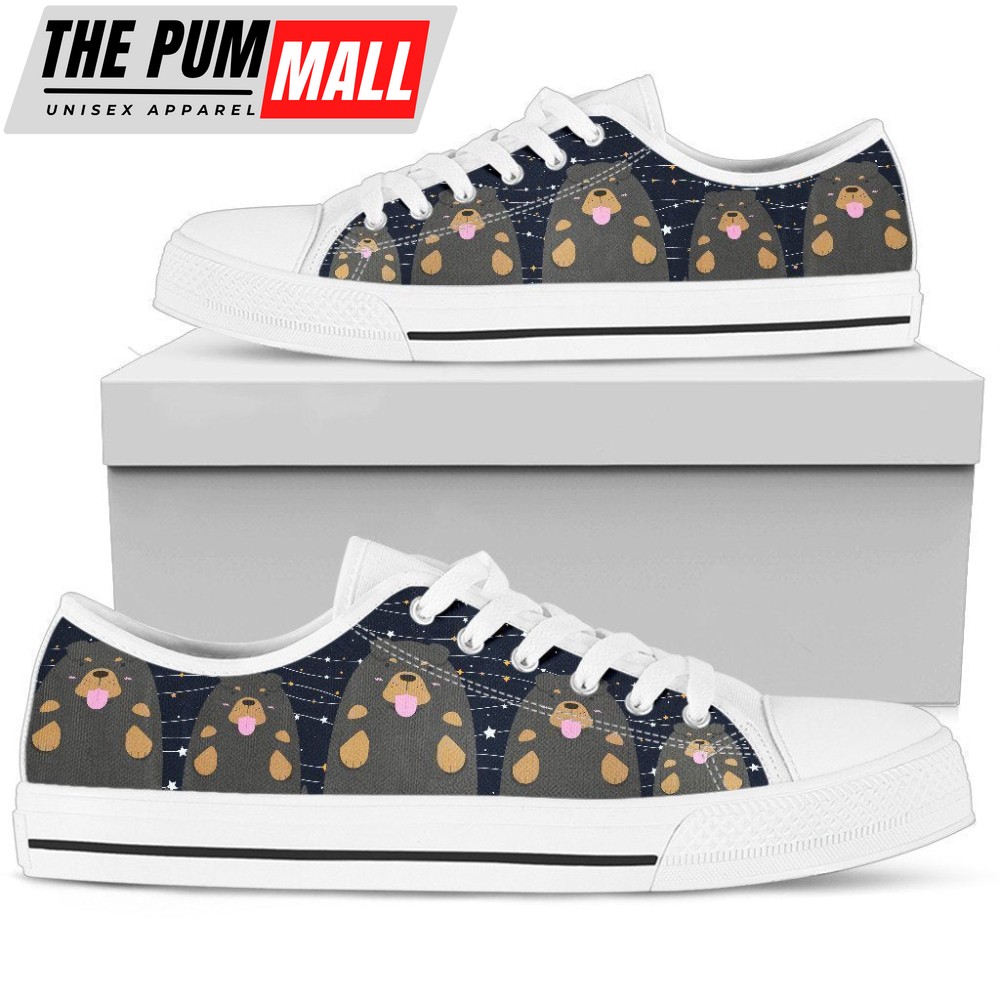 Stylish Rottweiler Women s Low Top Shoe – Trendy Footwear