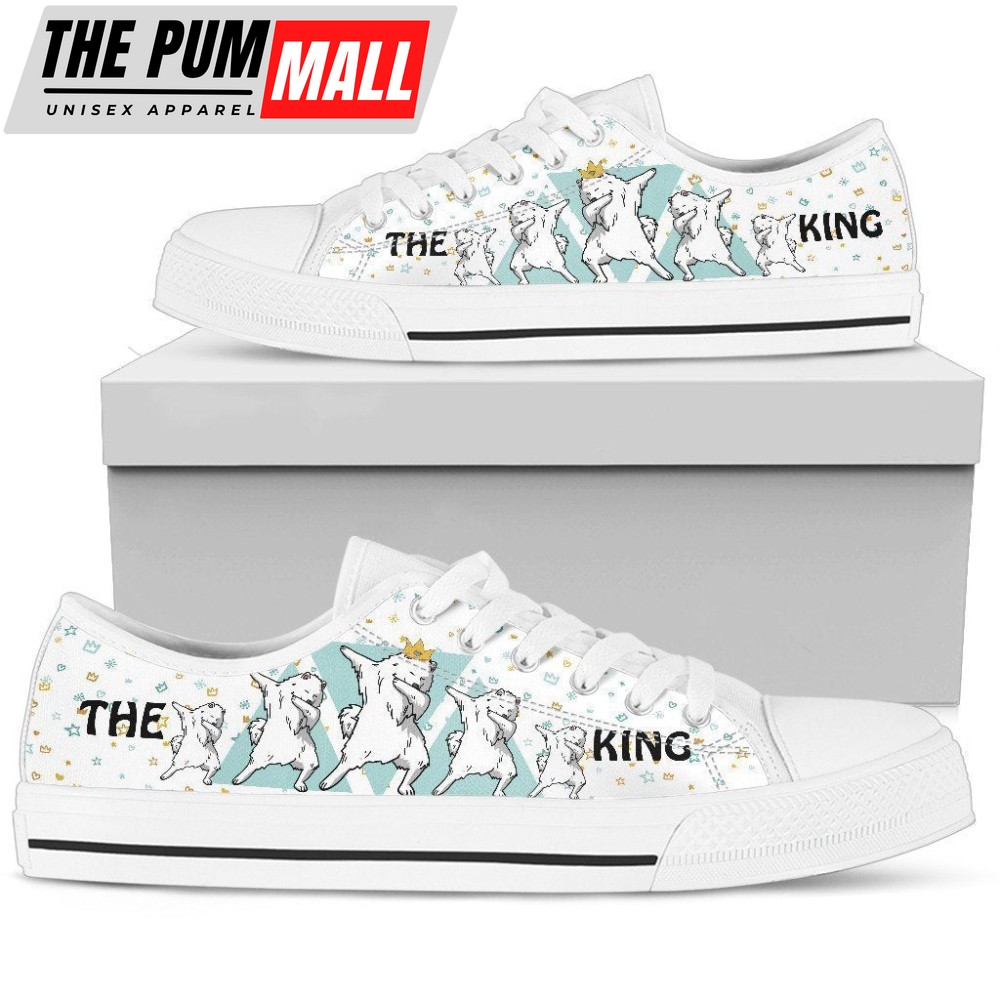 Stylish Samoyed Women s Low Top Shoe: Comfortable Trendy