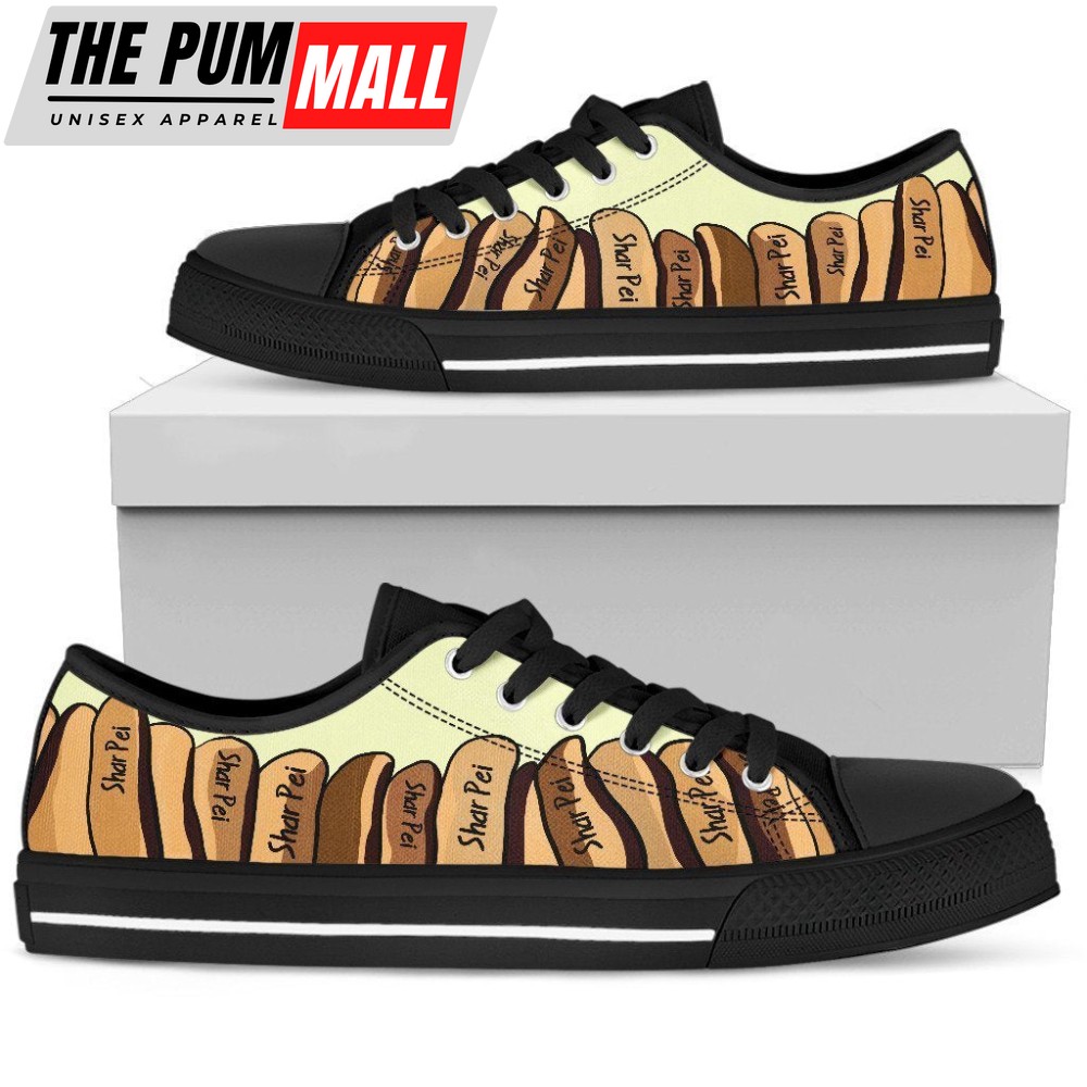 Stylish Shar Pei Women s Low Top Shoe: Comfort & Fashion Combined