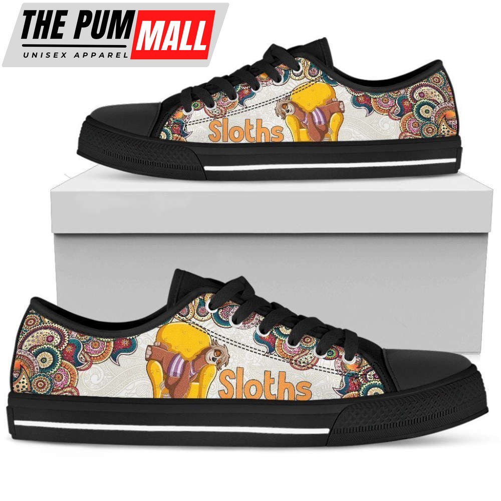 Stylish Sloth Women s Low Top Shoe: Comfortable & Trendy Footwear