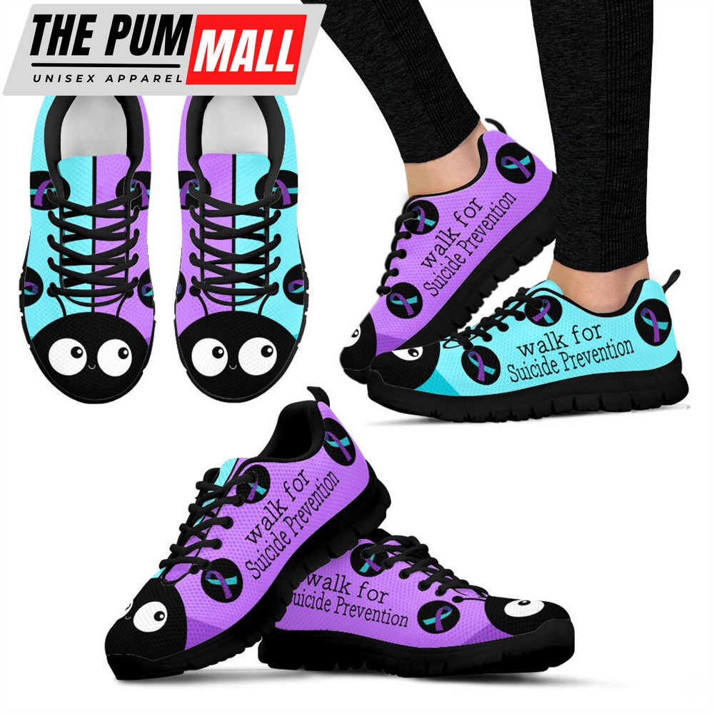 Suicide Prevention Shoes Ladybird Sneaker Walking Shoes – Best Gift For Men And Women Malalan