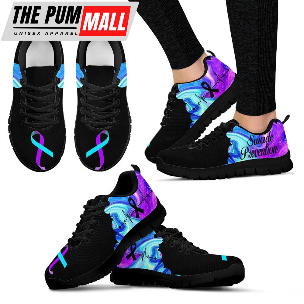 Suicide Prevention Shoes Liquid Sneaker Walking Shoes – Best Gift For Men And Women