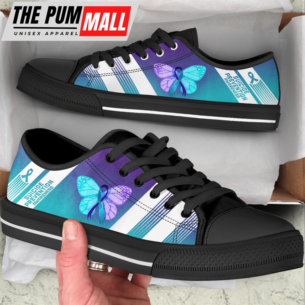 suicide-prevention-shoes-striped-low-top-shoes-best-gift-for-men-and-women-s-j9a809f7 Suicide Prevention Shoes Striped Low Top Shoes – Best Gift For Men And Women – Sneaker For Walking