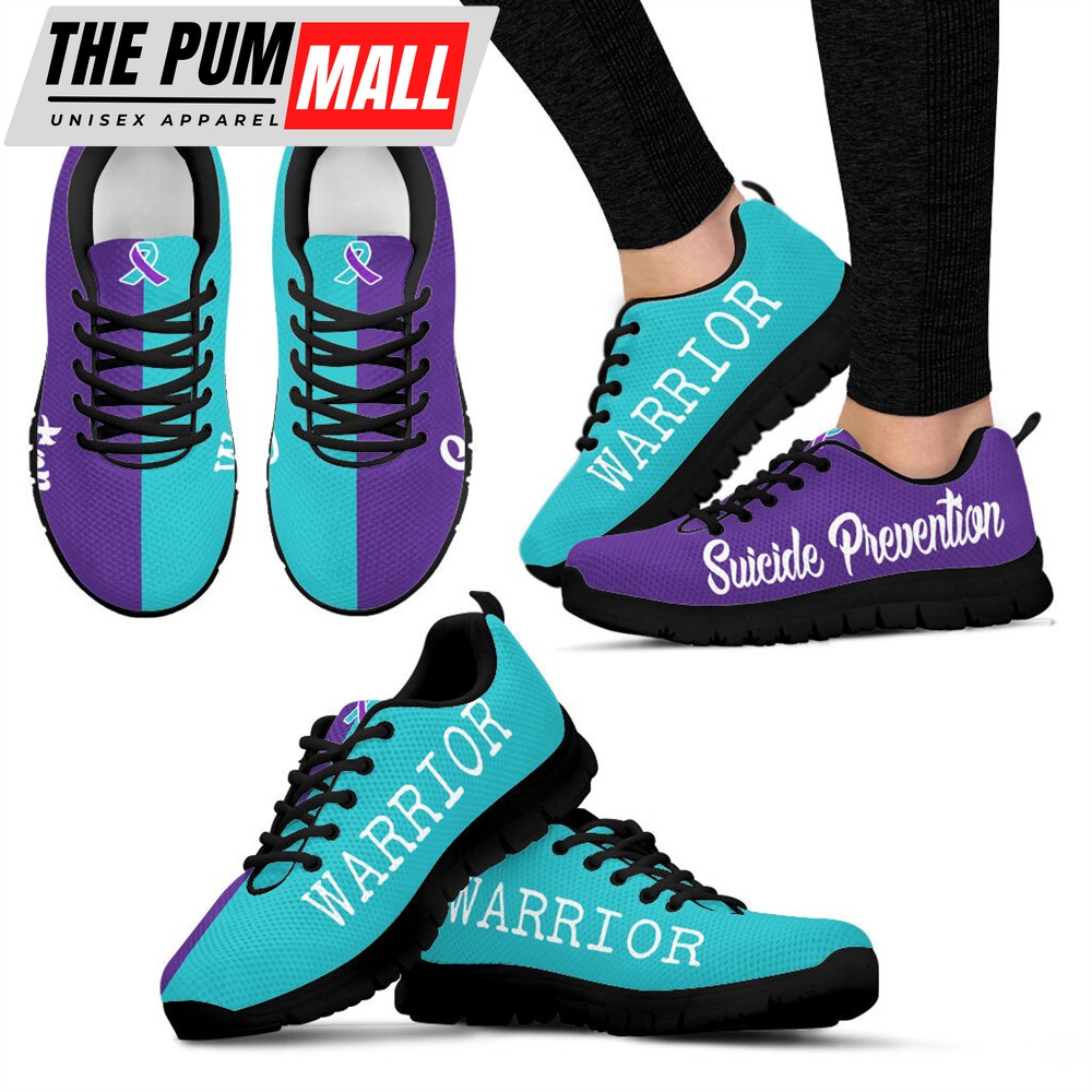 Suicide Prevention Shoes Warrior Sneaker Walking Shoes – Best Gift For Men And Women