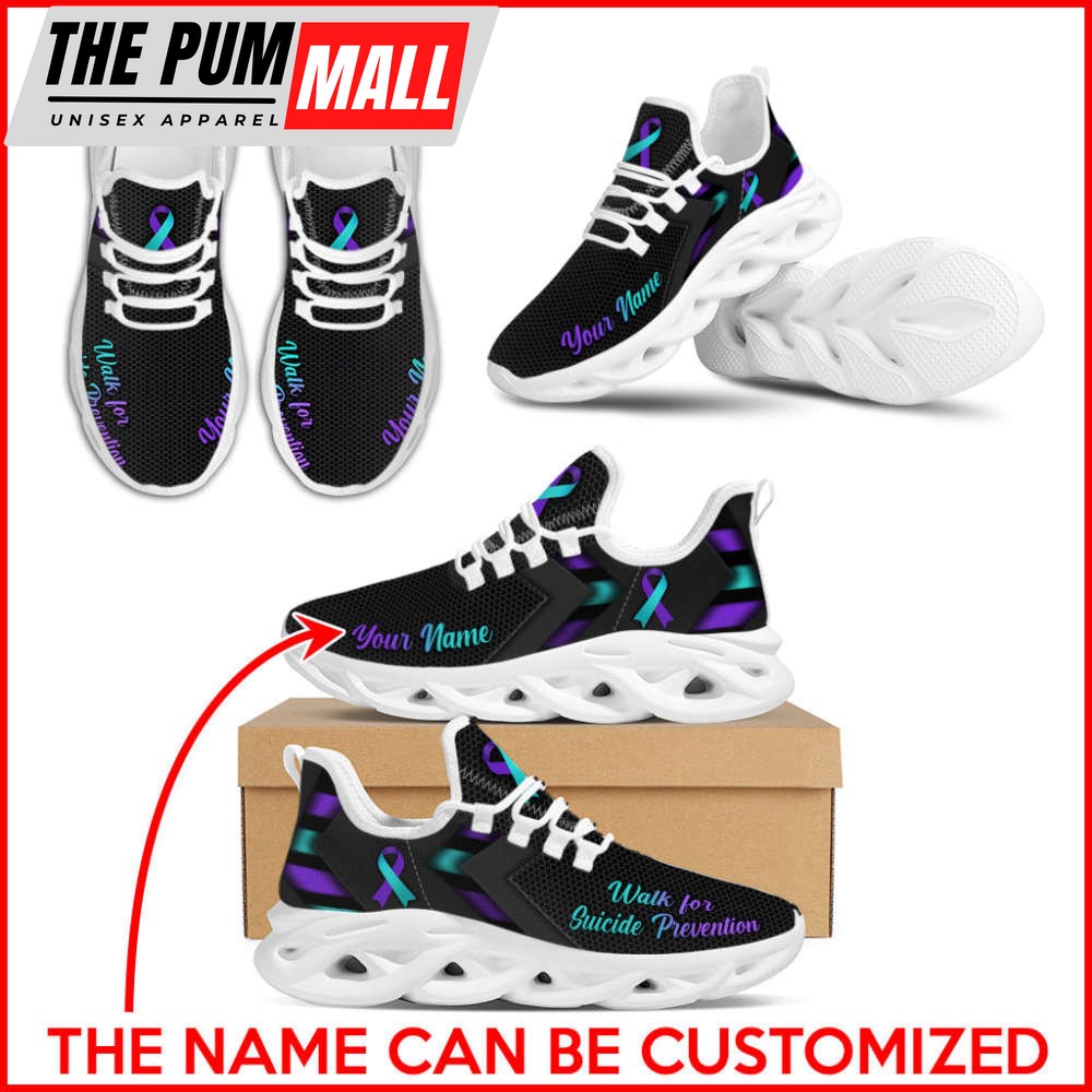 Suicide Prevention Walk For Simplify Style Flex Control Sneakers For Both Men And Women