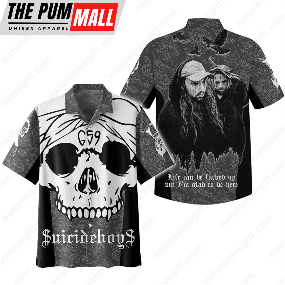 Suicideboys Grey Day Life Can Be Fucked Up Hawaiian Shirt