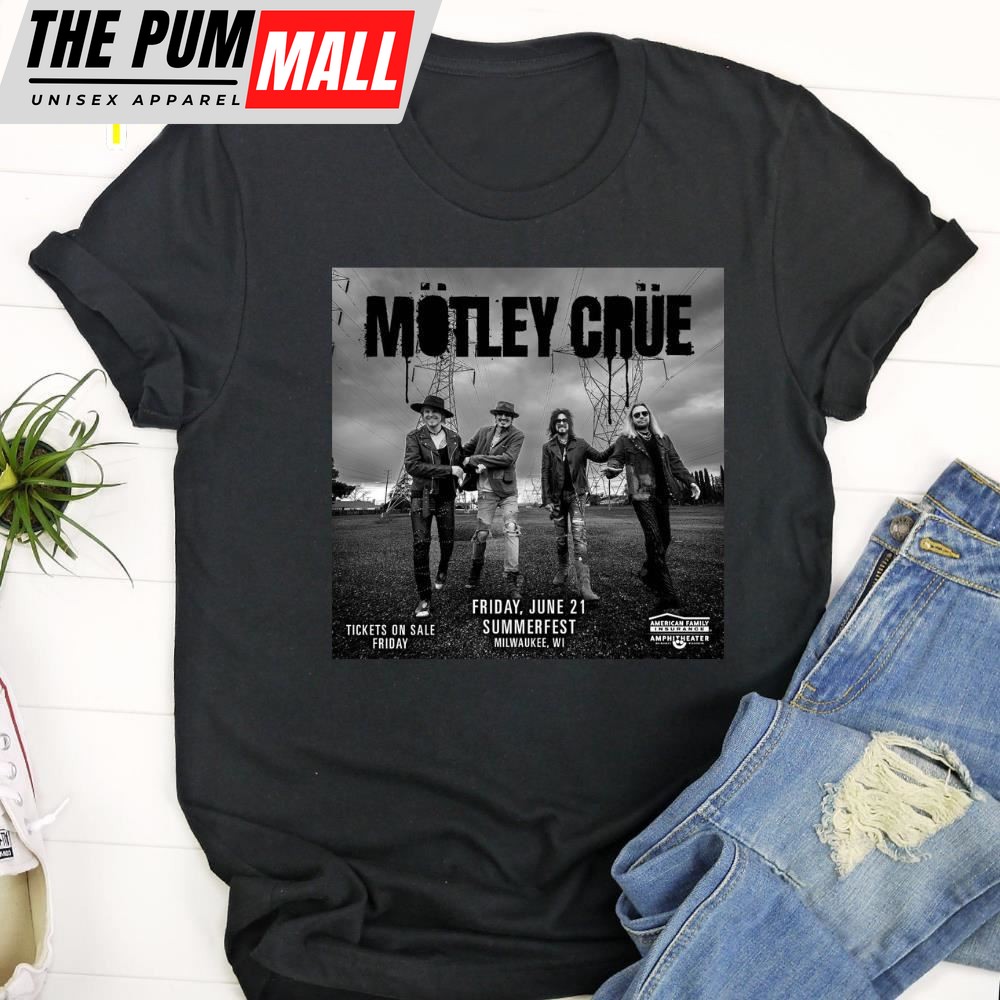 Summerfest Announces Motley Crue Unisex T-Shirt
