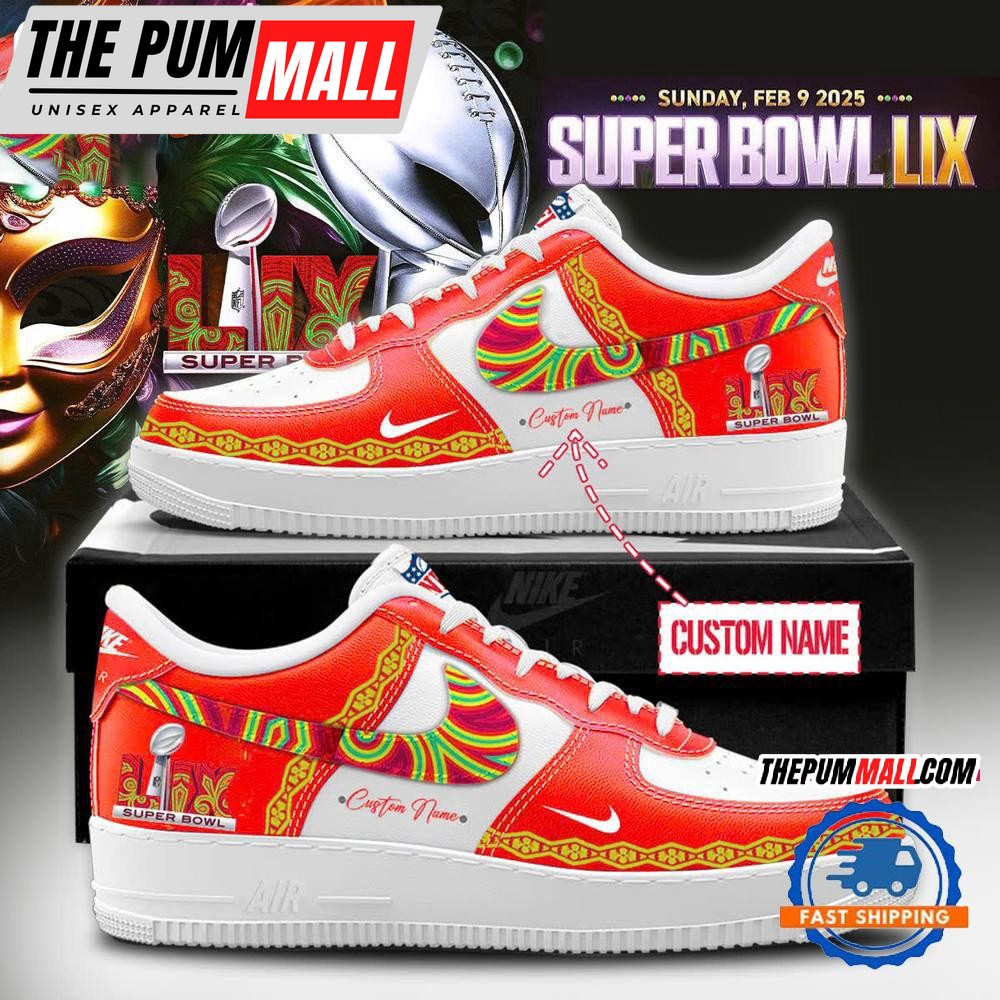 Super Bowl LIX 2025 Special Edition Air Force 1 Sneaker Shoes