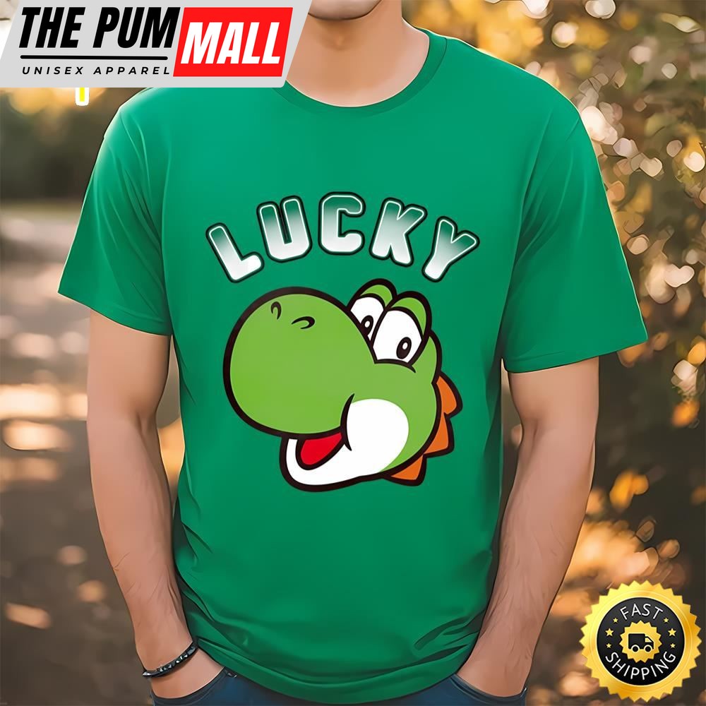 Super Mario St. Patricks Day Lucky Yoshi T-Shirt