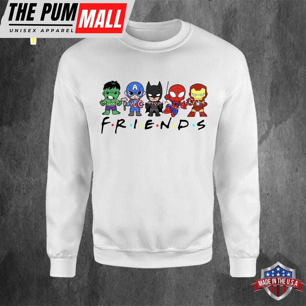 Superheros Friends Christmas Unisex Sweatshirt