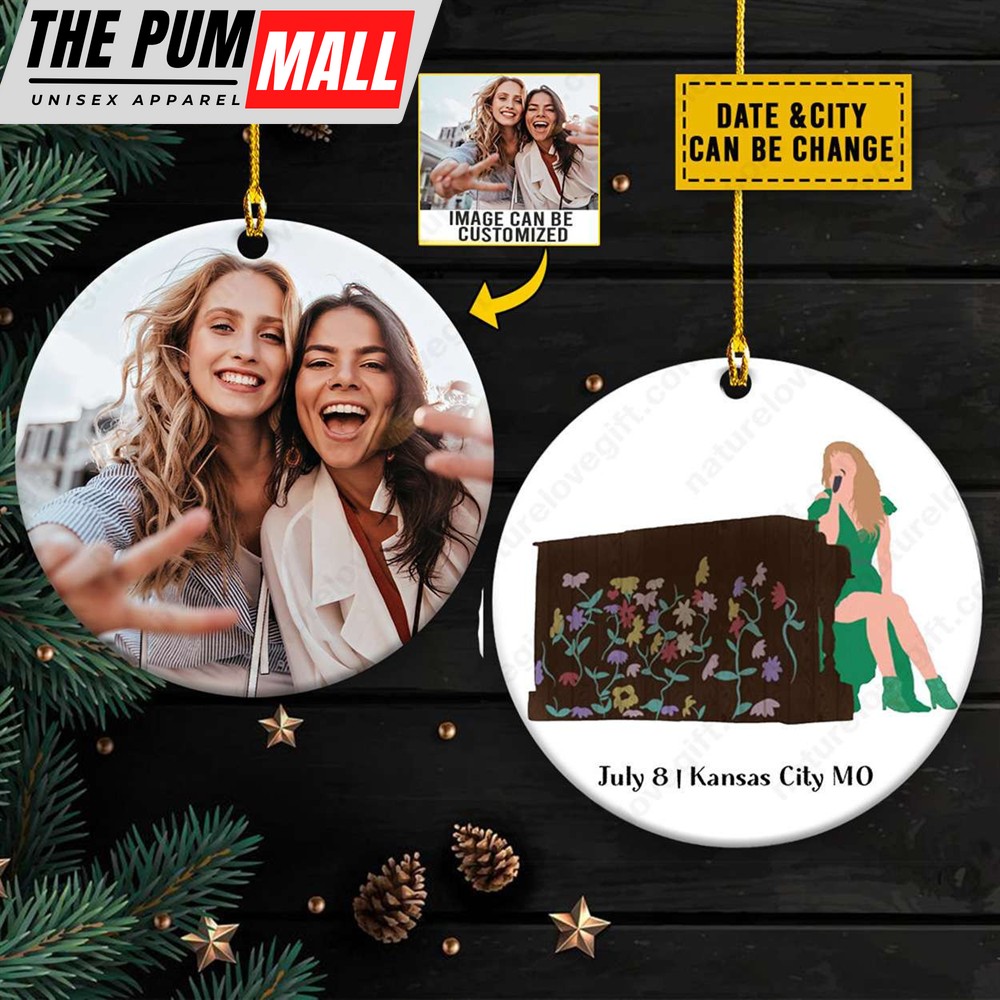 Swiftie Photo Custom Taylor Swift Ornament Surprise Song Xmas Gift for Fans Limited Edition