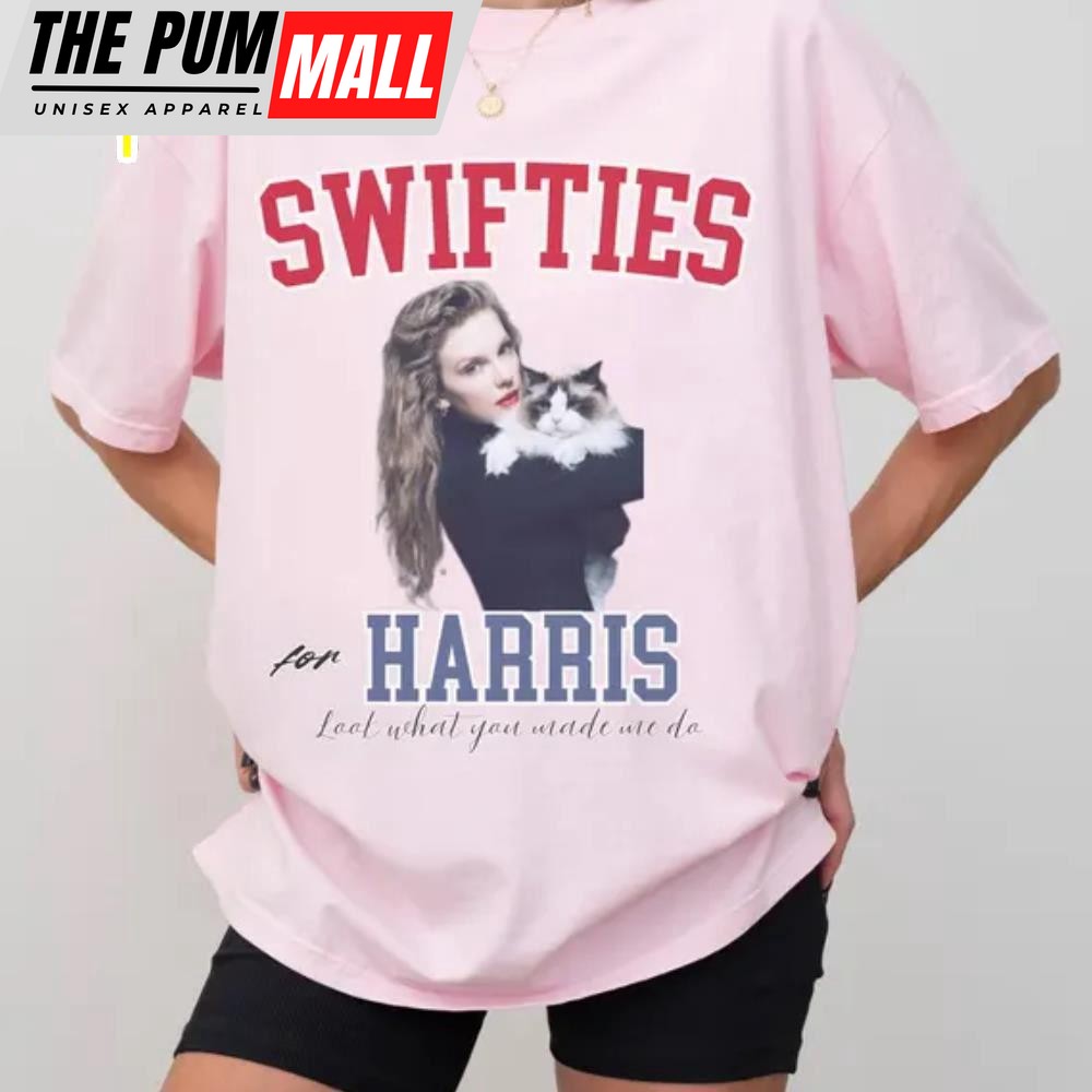 Swifties for Harris 2024 Shirt, Taylor Swift Fans Shirt – Mother Of Cats