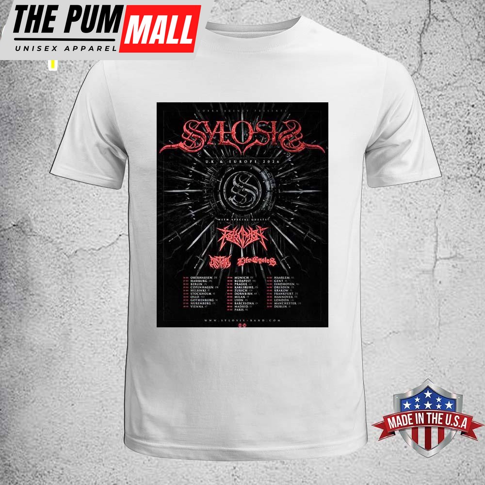 Sylosis UK And Europe Tour 2026 Unisex T-Shirt