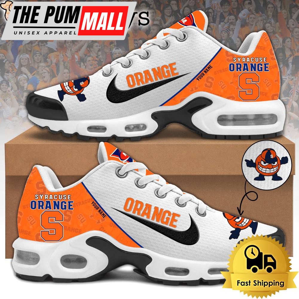 Syracuse Orange Football Mascot Symbol Custom Air Max Plus Shoes