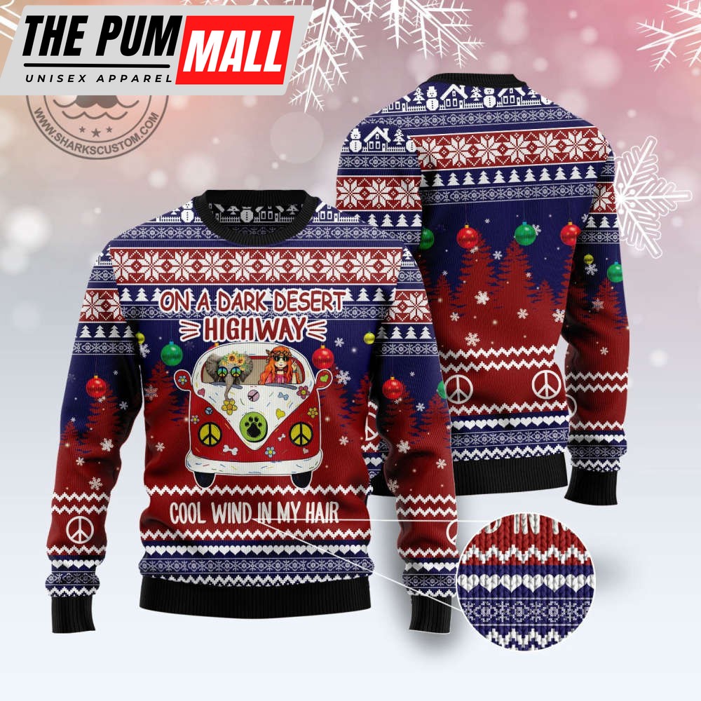 t0511-elephant-hippie-girl-ugly-christmas-sweater-noel-malalan-99a9i9lz T0511 Elephant Hippie Girl Ugly Christmas Sweater – Noel Malalan