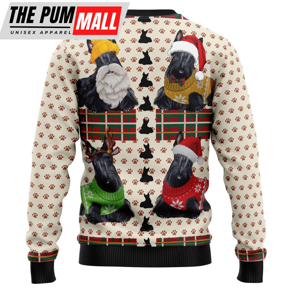 t249-scottish-terrier-ugly-christmas-sweater-by-noel-malalan-kchazk86 T249 Scottish Terrier Ugly Christmas Sweater by Noel Malalan