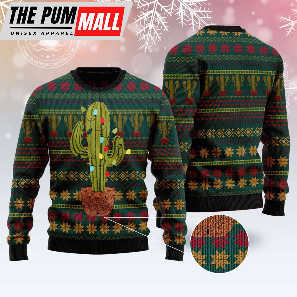 t309-cactus-christmas-ugly-sweater-by-noel-malalan-gift-for-christmas-t7qfno4i T309 Cactus Christmas Ugly Sweater by Noel Malalan – Gift For Christmas