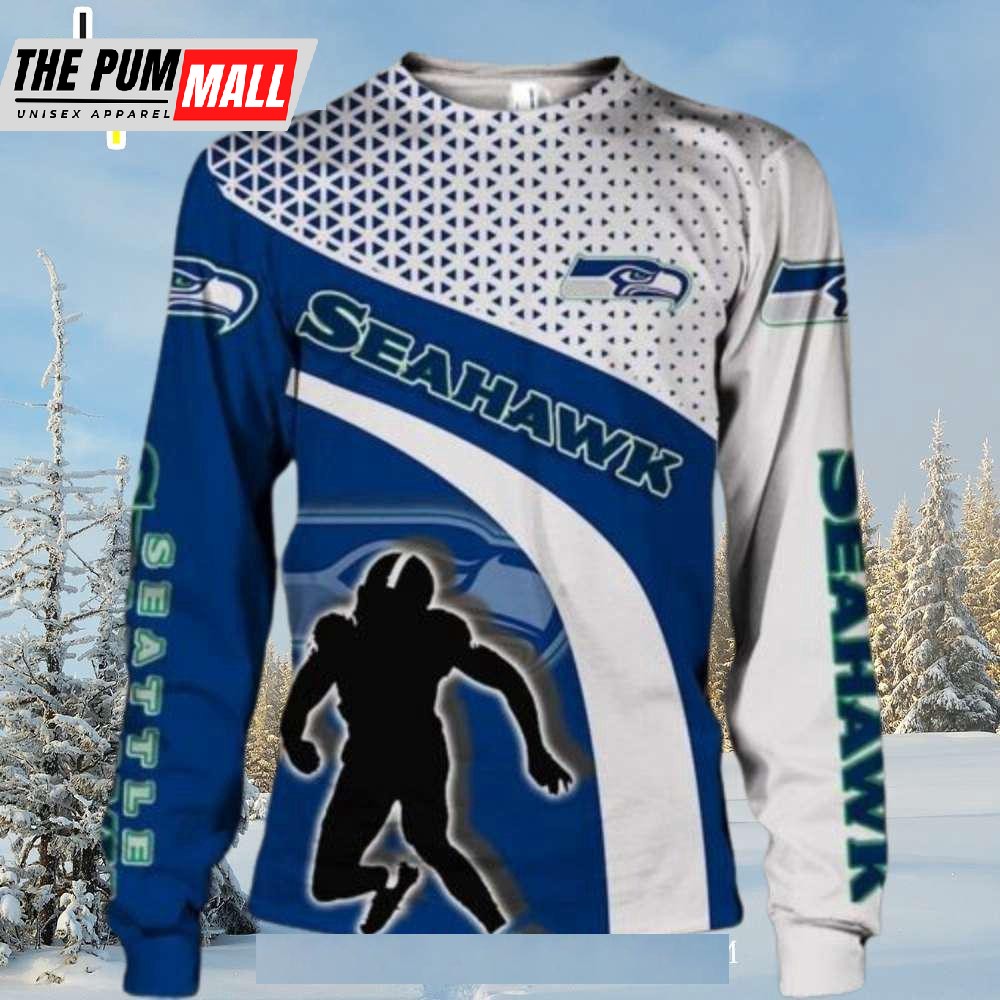 Tackle the Festive Season With Seattle Seahawks Ugly Christmas Sweater