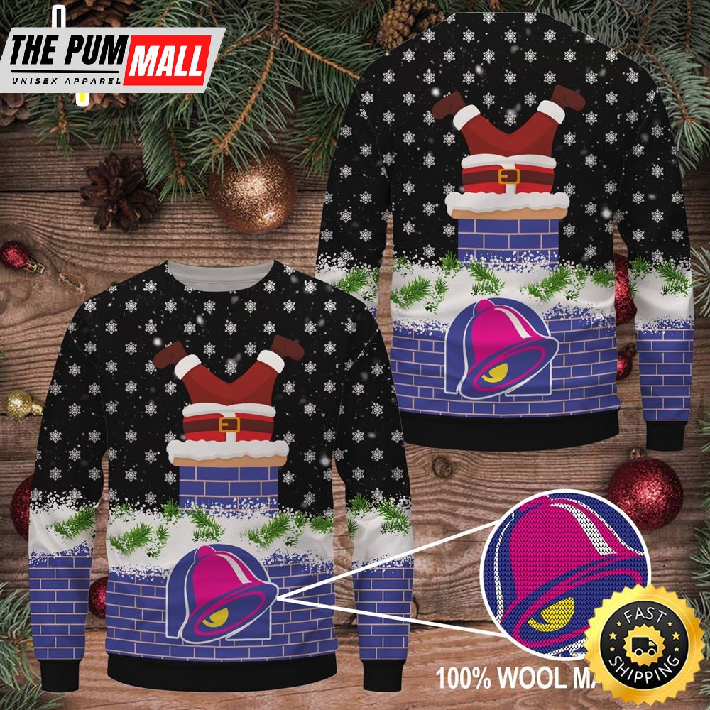 Taco Bell Wool Sweater Christmas Phtkh709