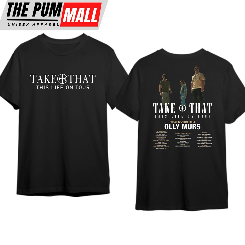 Take That This Life On Tour 2024 Graphic Double Part Shirt