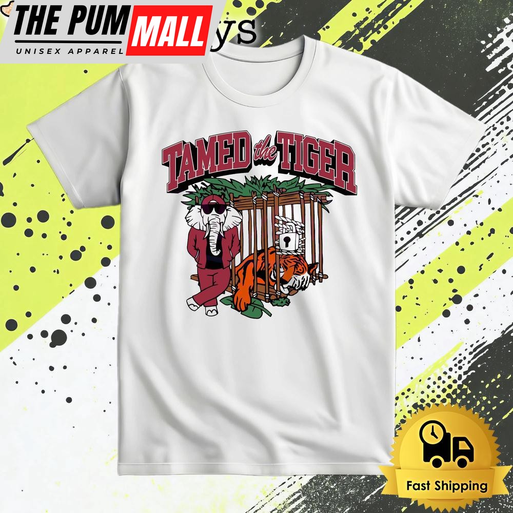 Tamed The Tiger Alabama Crimson Tide Vs Auburn Tigers T Shirt