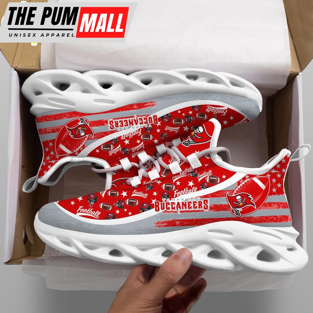 Tampa Bay Buccaneers NFL Clunky Sport Max Soul Shoes New Design For Fans