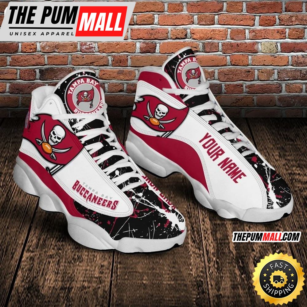 Tampa Bay Buccaneers Nfl Custom Name Air Jd 13 Shoes