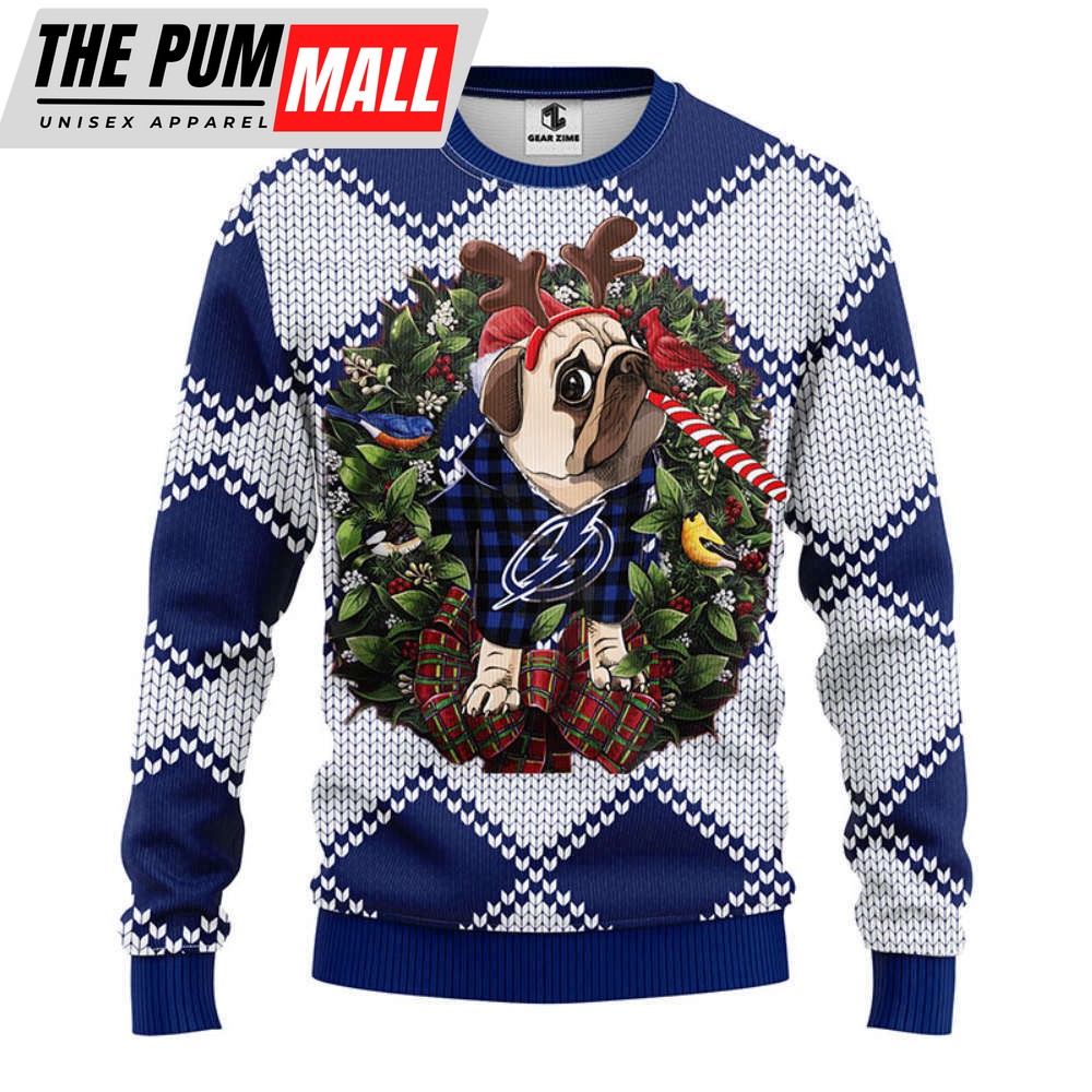 Tampa Bay Lightning Pub Dog Christmas Ugly Sweater, Gift For Christmas