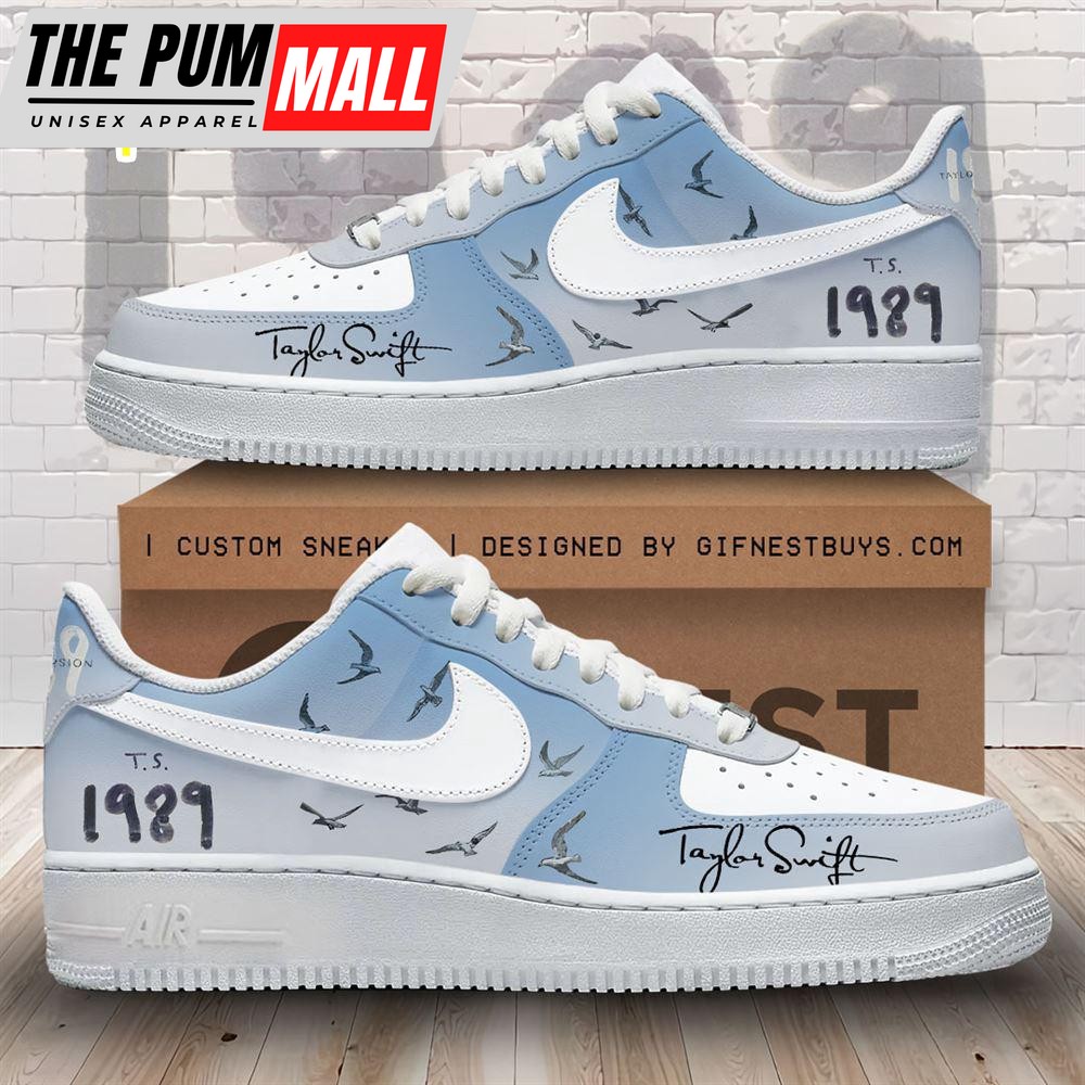 Taylor Swift 1989 Air Force 1 Sneaker Gift For Christmas