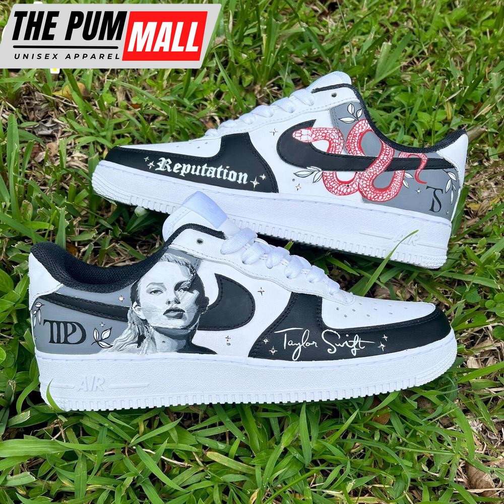 Taylor Swift 1989 Lover Air Force 1 Shoes For Fans