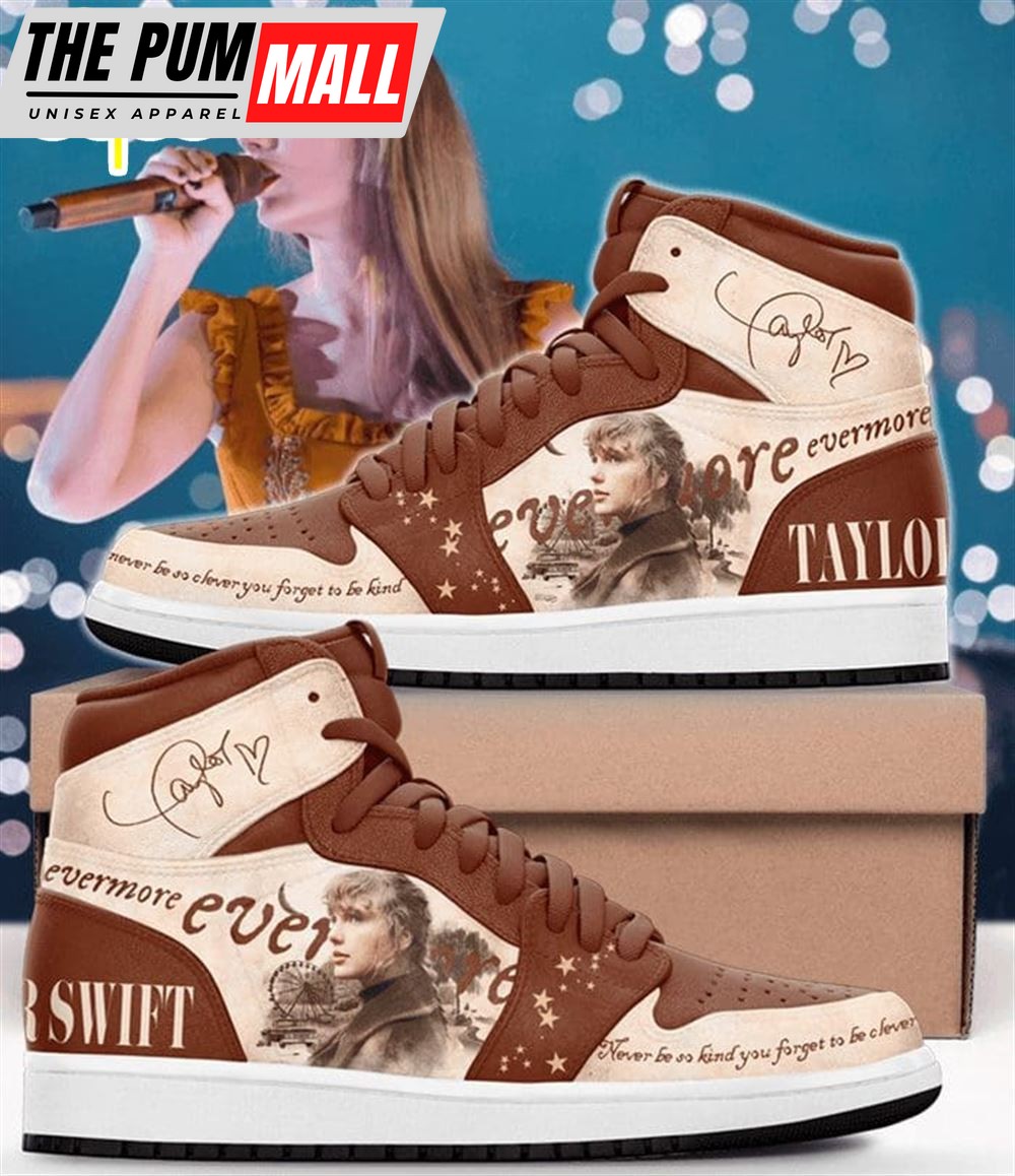 Taylor Swift Air Jd 1 High Top Shoes Ver For Fans