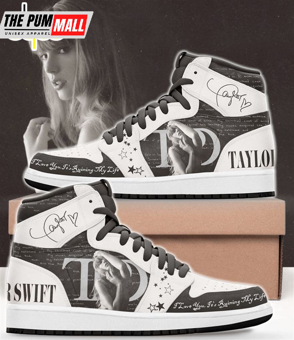 Taylor Swift Air Jd 1 High Top Shoes Ver HOT