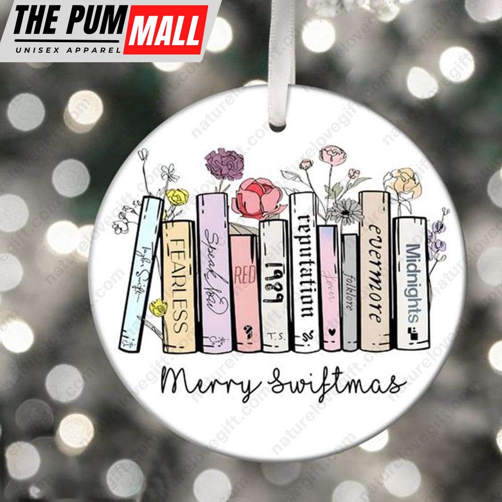 Taylor Swift Album Merry Swiftmas Christmas Ornament Gift For Fans Limited Edition