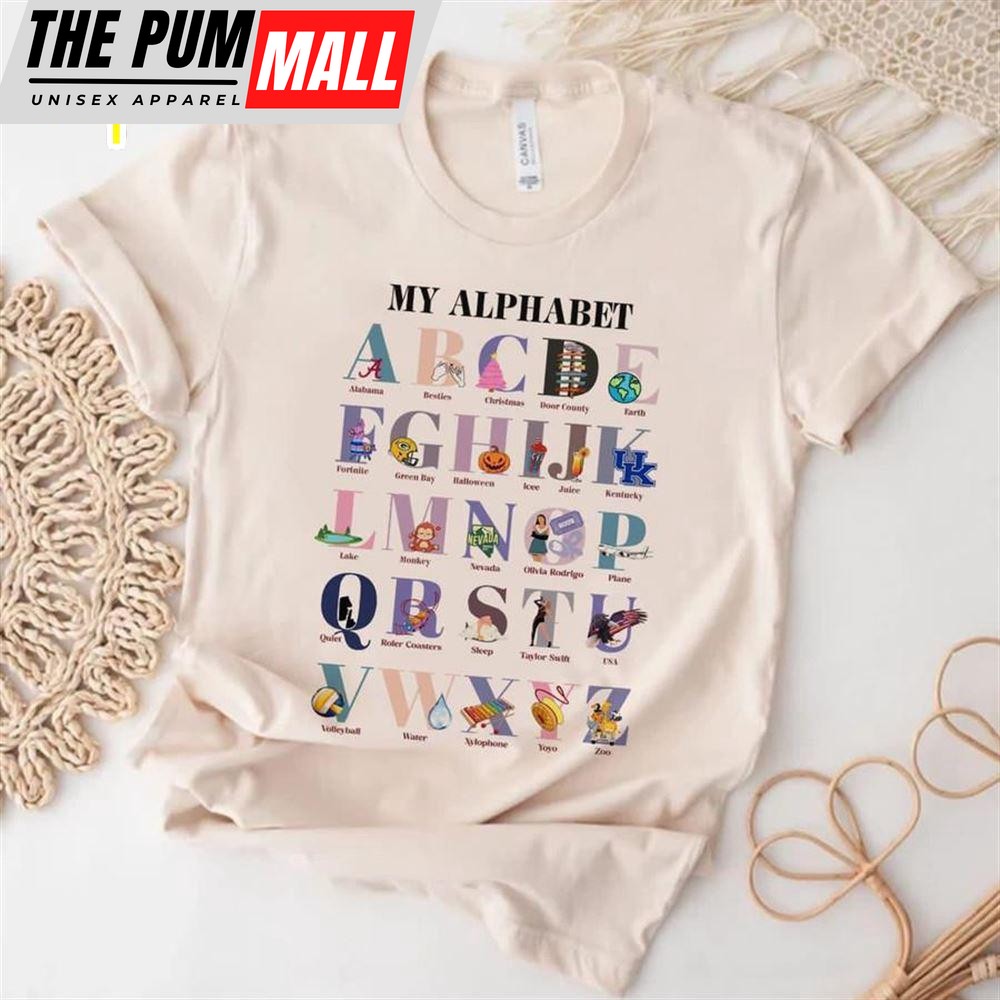 Taylor Swift Alphabet Customized – Kelsi Guenther Tee Shirt Gift For Fans