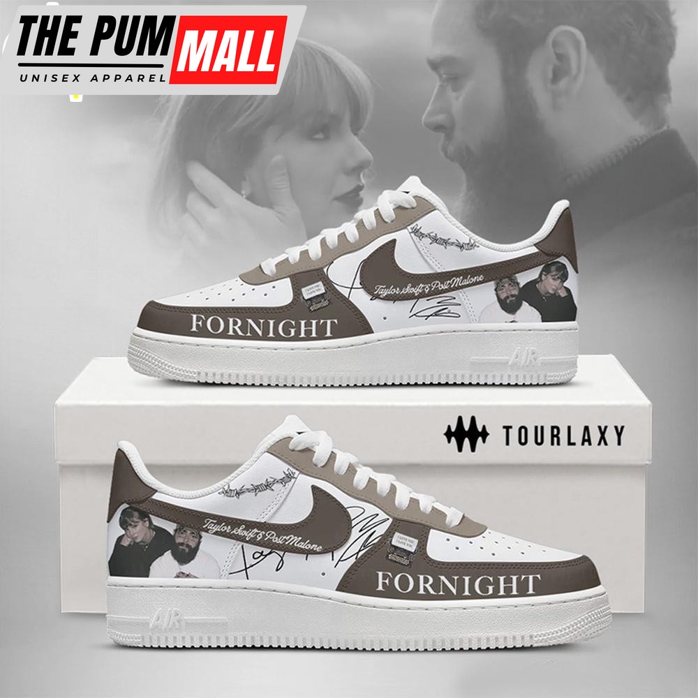 Taylor Swift And Post Malone Air Force 1 Shoes For Fans