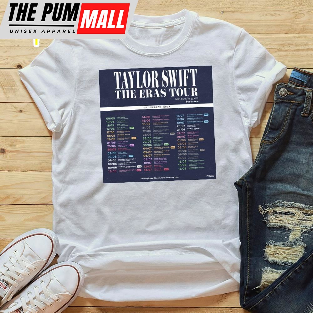 Taylor Swift Announces Additional 2025 North American Eras Tour Dates T-Shirt