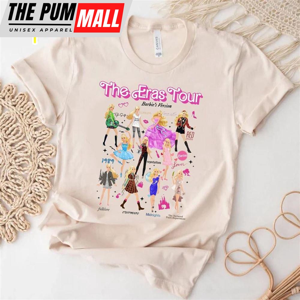 Taylor Swift Barbie Eras Tour Tshirt Tee Shirt Gift For Fans