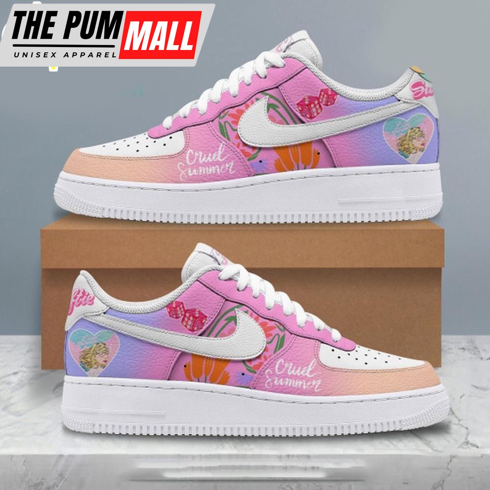 Taylor Swift Cruel Summer Air Force 1 Shoes For Fans