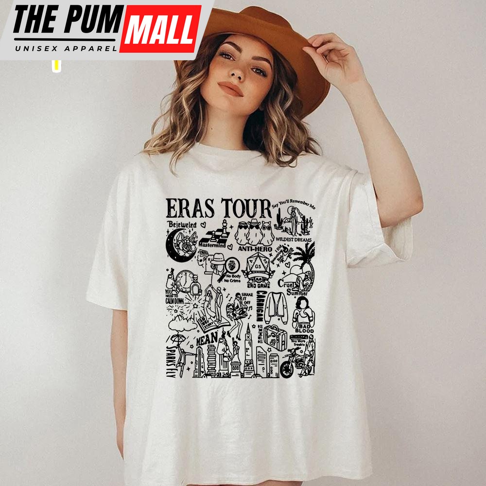 Taylor Swift Eras Tour 2023T-Shirt  For Fans