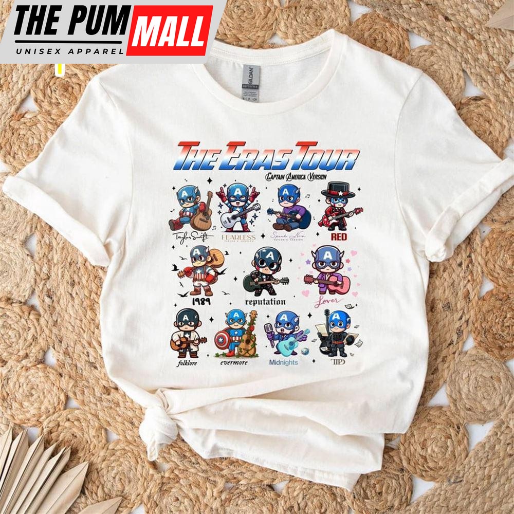 Taylor Swift Eras Tour – Captain America Version Tee Shirt Gift For Fans