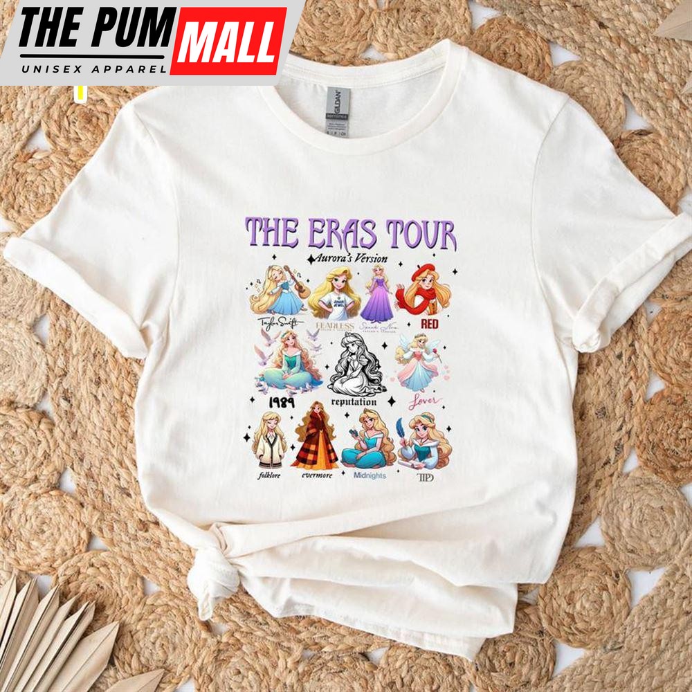Taylor Swift Eras Tour Disney Princess – Aurora Version Tee Shirt Gift For Fans