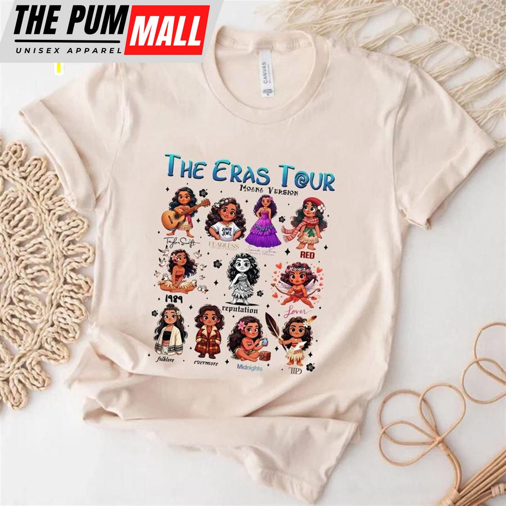Taylor Swift Eras Tour – Moana Version Tee Shirt Gift For Fans