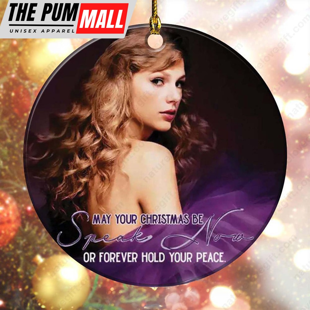 Taylor Swift Eras Tour Speak Now Ceramic Christmas Ornaments​ Limited Edition