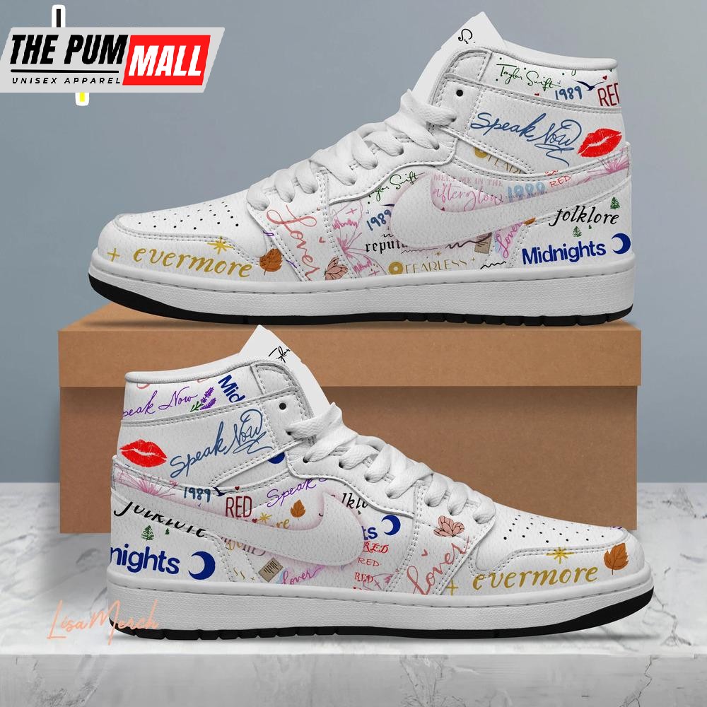 Taylor Swift Ever More AJ1 Shoes Air Jd 1 Sneakers