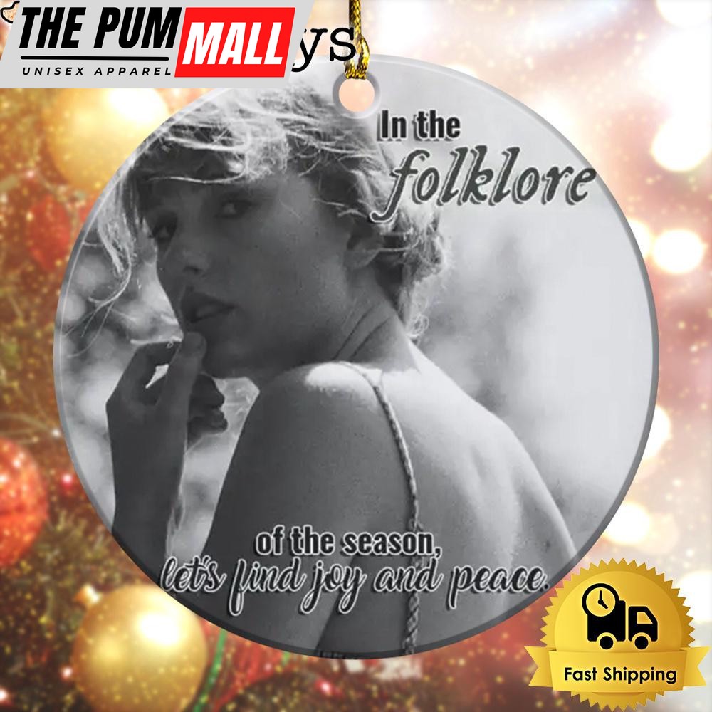 Taylor Swift In The Folklore Of The Season Ornament Limited Edition
